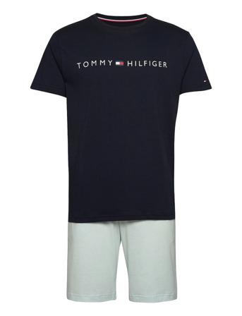 Cn Ss Short Jersey Set Pyjama Sininen Tommy Hilfiger