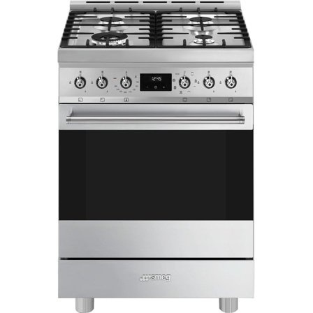 Smeg C6GMX2 Classic gaskomfur 60 cm - Rustfri stål | KitchenOne