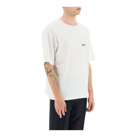 A.p.c., A.p.c. jeremy t-shirt Biały, Mężczyzna, Rozmiar: XL