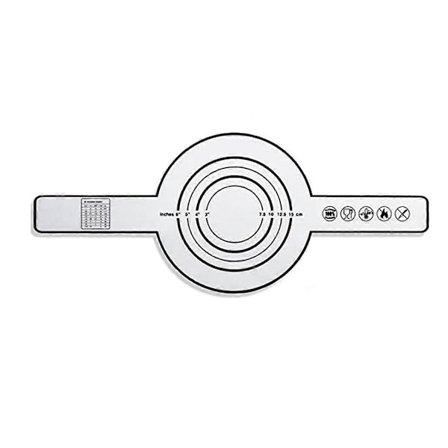 Silikone Bagemåtte til Grydebrød Bagning Non-Stick Bagemåtte med Langt Håndtag 8.3 Tommer Genanvendelig