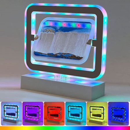 Flydende Sand Art RGB Lampe Sand Lampe