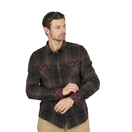 Brandit Checkshirt Duncan Shirt brown/black S