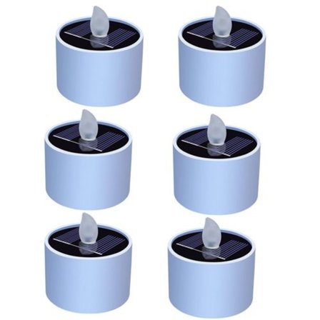 Solcelled stearinlys udendørs, solcelled stearinlys udendørs flimrende, solcelled te lys vandtæt