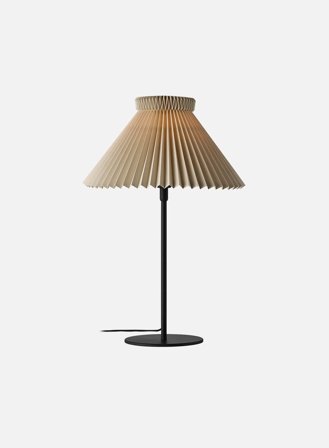 LK334H bordlampe m/skjerm - buttermilk