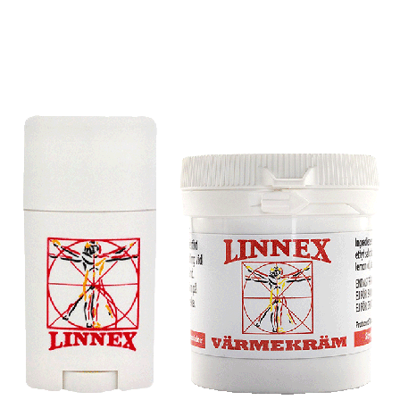 Linnex Stick Liniment 50 g + Värmekräm Burk 100 ml