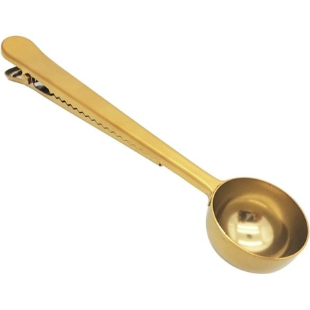 Kaffemått, Kaffemätsked, Perfekt för att mäta kaffe, te, proteinpulver, snabbdrycker med mera - Perfekt kaffesked med påsklämma