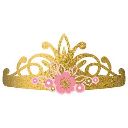 8 kpl prinsessatiaareja 16 cm lastenkutsut tiara juhlatarvikkeet