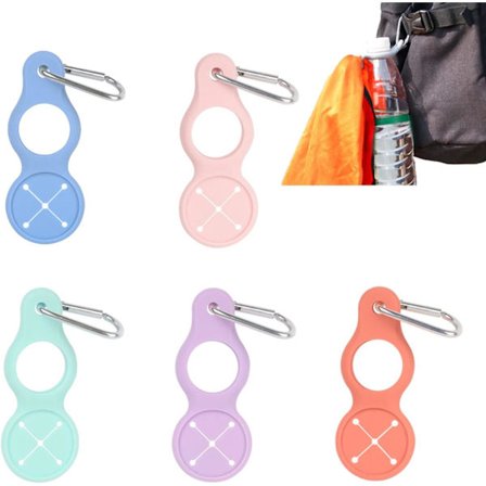 10 stycken Silikon Vattenflaska Spänne, Bärbar Silikon Vatten