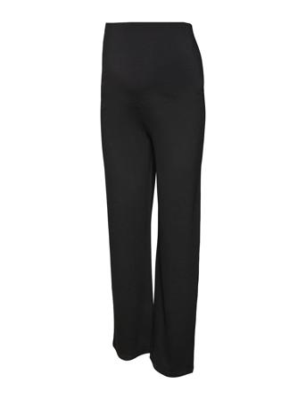 Mlluna Straight Jrs Pants A. Bukser Med Rette Ben Svart Mamalicious*Betinget Tilbud