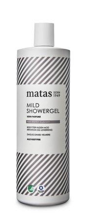 3 for 2 - Matas Striber Mild Showergel Uden Parfume 1000 ml, Skincare, Kropspleje, Bodyshampoo