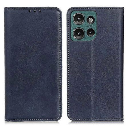 Yhteensopiva Motorola Edge 50 Neo 5G -puhelimen kanssa, jaettu nahkainen lompakkokotelo [BR]