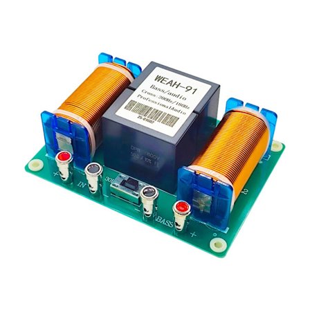 Bass Subwoofer Høyttaler Delefrekvens Filter 1000/2500W 180/200Hz