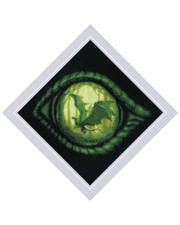 Stickpackung Bild Drache