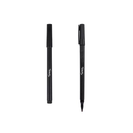 LYRECO Märkpenna rund 1-2mm svart - Lyreco - Kontorsmaterial - Pennor - Märkpennor - Rund spets