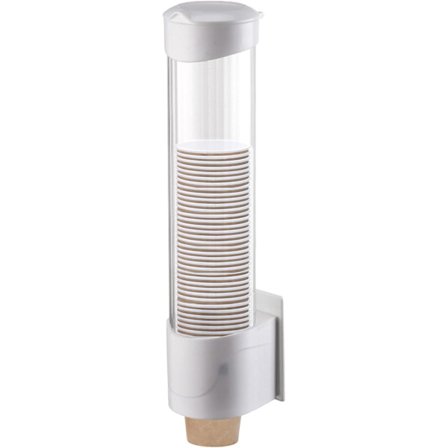 Kuppiannostelija, Kuppiannostelija, Seinään asennettava tilaa säästävä kuppiannostelija