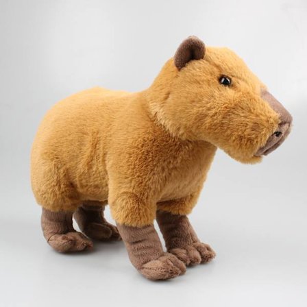 Simuleret Capybara Dummy Capybara Muse Dukke Tegneserie Plys Dukke