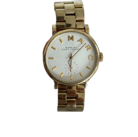 Marc by Marc JacobsBaker Vit/Gulguldtonat stål Ø36.5 mm klocka
