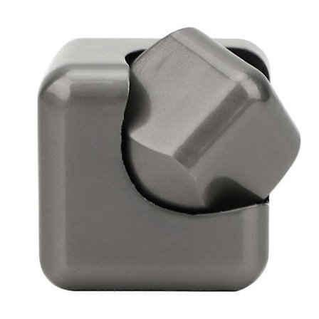 Värikäs Kuutionmuotoinen Käsipyörivä Sormihyrrä Dekompressio Ahdistuslelut (Harmaa)