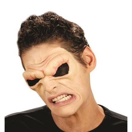 Djävulsk Ögonmask Halloween