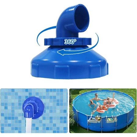 Flödesmunstycke, Poolreturmunstycke, 38/32 mm inloppsmunstycke, Poolmunstycke, Poolinloppsmunstycke, för standard poolinloppsmunstycke, justerbart 