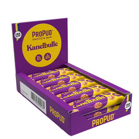 12 x ProPud Protein Bar, 55 g, Kanelbulle