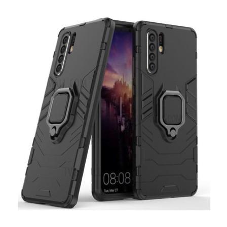 Huawei P30 Pro Stöttåligt Skal Med Ringhållare Thinarmor Svart