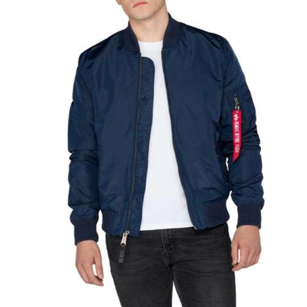 Alpha Industries Ma-1 TT 07 S jacket , Blauw , Heren , Maat: S