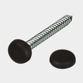 Täckbricka svart Ø3,5 - 4,2mm, 20 st blister