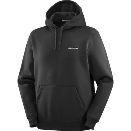 Salomon - Tussenlagen Kleding Chest Logo Hoodie M - Deep Black