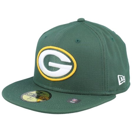 New Era - Green Bay Packers Otc NFL 59FIFTY Dark Green Fitted Fitted Green Cap - NFL @ Hatstore