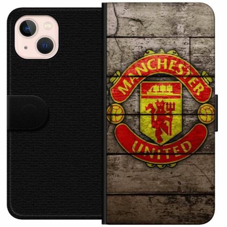 Apple Iphone 14 Plus Plånboksfodral Manchester United Fc