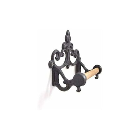 Vintage Toalettpapirholder i Støpejern for Kjøkken og Bad