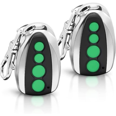 M12 Kaukosäädin 4-painikkeinen lähetin automaattiseen kääntyvään liukuportin avaajaan 2-pakkaus Langaton Tran