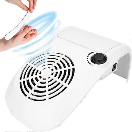 Kynsien Pölynimuri 40W Pölynkerääjä Laite Imuri Dongle Art Manikyyri Työkalu Suurella Teholla Kynsien UV Geeli Kynsisalonki Imuri (EU)