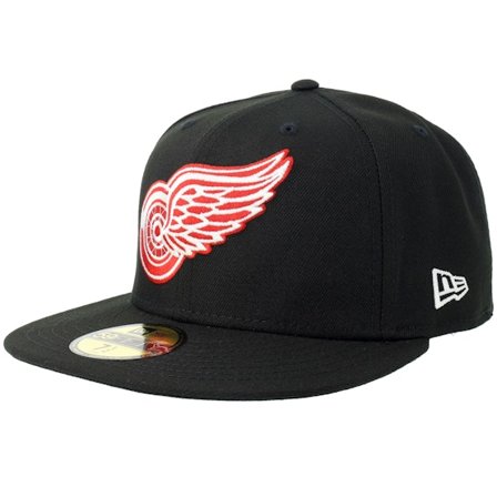 New Era - Negro fitted Gorra - Detroit Red Wings 59FIFTY Black Fitted @ Hatstore
