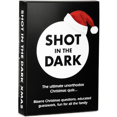 Shot in the Dark: Julequiz-udgave | 2+ spillere | Voksne og børn | Ideel julesokkefylder-gave