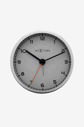 NeXtime - Klokke Company Alarm 9 cm - Hvit - Veggklokker & bordklokker - Fra Homeroom