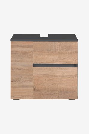 Loft24 - Skab til håndvask Wisla - Grå - Badeværelsesmøbler - Fra Homeroom