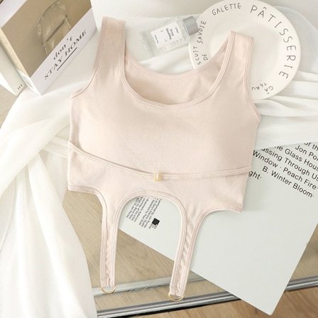 Oregelbunden Camisole Sexig Linne FÄRG 5 FÄRG 5