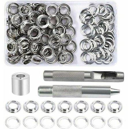 Grommets Grommets Kit, 100 set Grommets 12mm Grommets, Presenning