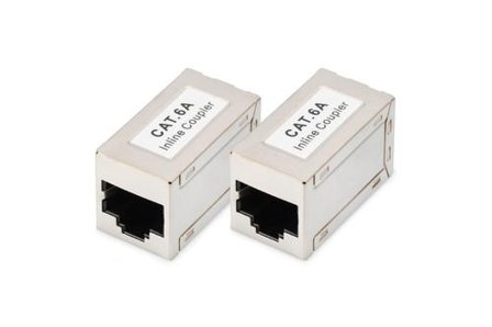 Digitus CAT6A modular coupler full shielded RJ45 to RJ45 2 pcs.