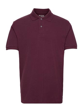 Slhneo Ss Polo S Purple Selected Homme
