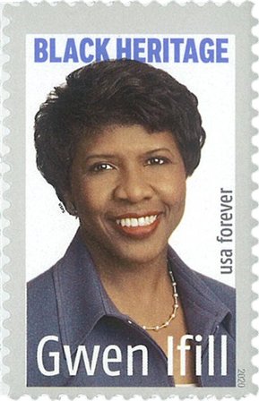 USA - Gwen Ifill - Postfrisk frimærke