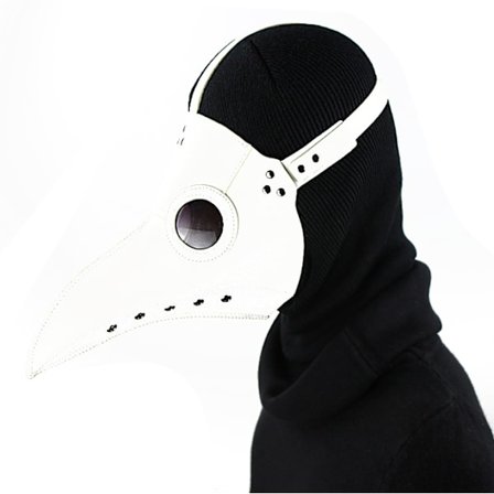 Plague Doctor Mask, Cosplay Halloween kostym
