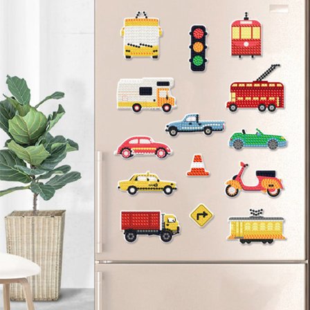 Diamond painting Kylskåpsmagneter