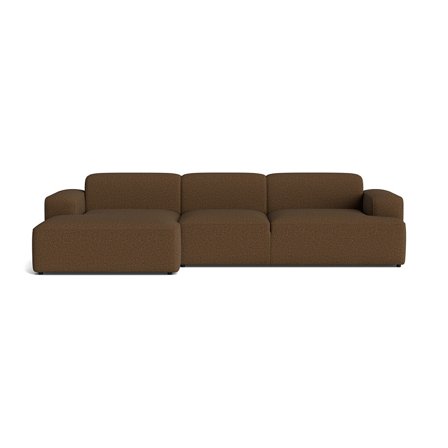 Madrid XL chaiselong sofa, venstrevendt - Montreal Brun - 317x101x75 - Sofa, chaiselong