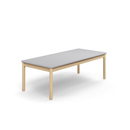 Table DECIBEL, 1800x800x590 mm, noise reducing HPL, grey