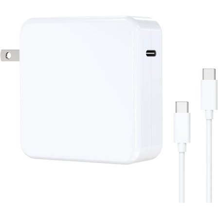 Mac Book Pro Oplader - 100W USB C Hurtig Oplader Strømadapter Kompatibel med MacBook Air 13 tommer, MacBook Pro 16, 15, 14, 13 tommer, iPad Pro 2021/