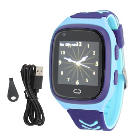 LT31 4G Barn Smart Klocka GPS Tracker WIFI Pekskärm Röstsamtal Video Stöd Blå Julklapp för Pojkar Flickor