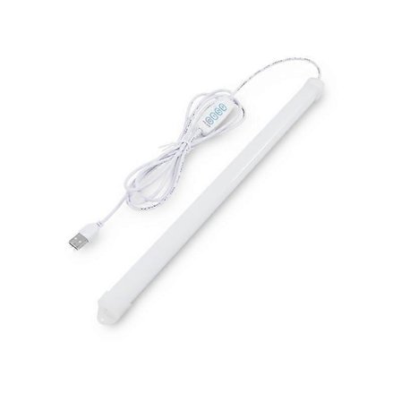 Pöytävalaisin valotilalla, kaappivalaisin, kaapin alusvalaisin, USB-valopalkki, himmennettävä valonauha (37 cm)